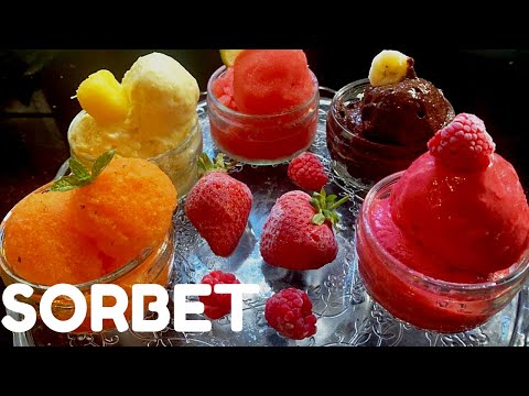 Sorbet | Homemade Sorbets | Basic Fruit Sorbets Recipe | Healthy Sorbets