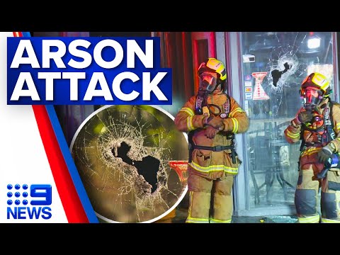 Family-owned business set on fire after sledgehammer attack in Victoria | 9 News Australia