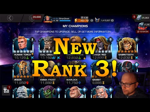 Second 6-Star Rank 3 Rank Up (no gameplay) | Marvel Contest of Champions