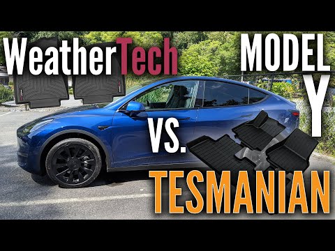 Tesmanian Vs. Weathertech - Tesla Model Y Floor Mat showdown. Which one gets to be shipped back?