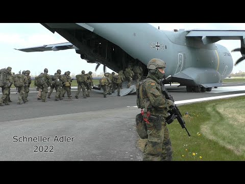 Schnelle Luftevakuierung "Schneller Adler" 2022, Airbus A400M, DSK, Kommando Spezialkräfte.