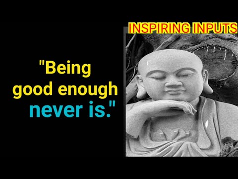 ☑️Being Good Enough☑️Motivational Video☑️Buddha Positive Wisdom Quotes☑️by INSPIRING INPUTS