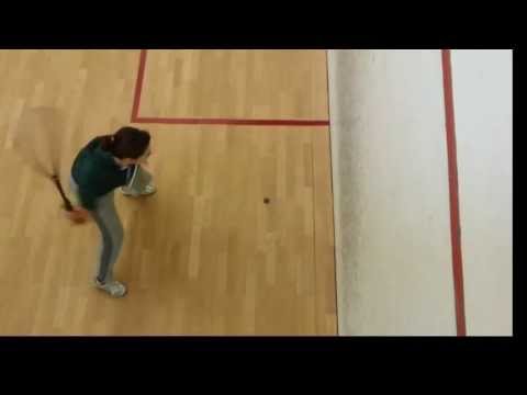 Squash - Nele Gilis - Slow motion shots