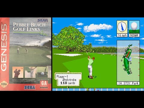 🏌️‍♂️ Pebble Beach Golf Links (Sega Genesis) – Classic Golf Gameplay ⛳