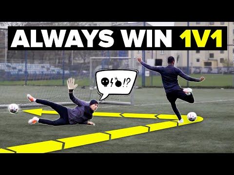 3 ways to ALWAYS BEAT the goalkeeper on 1v1