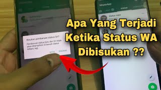 Download lagu Jika Status WA Dibisukan Apa Yang Terjadi ? Simak Ini mp3