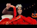 KING CRAB SEAFOOD BOIL FRIED HOT CHEETOS KING CRAB LOBSTER TAILS SHRIMP WITH CHEESE