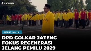 The Central Java Golkar Party (GOLKAR) Regional Leadership Council (DPD) celebrates its 61st anni...