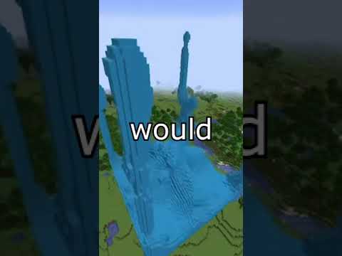 realistic water physics in minecraft 🤯 #shorts