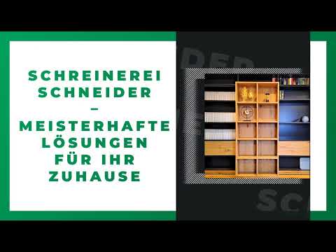 Schreinerei Schneider YouTube-Vdeominiatur 3