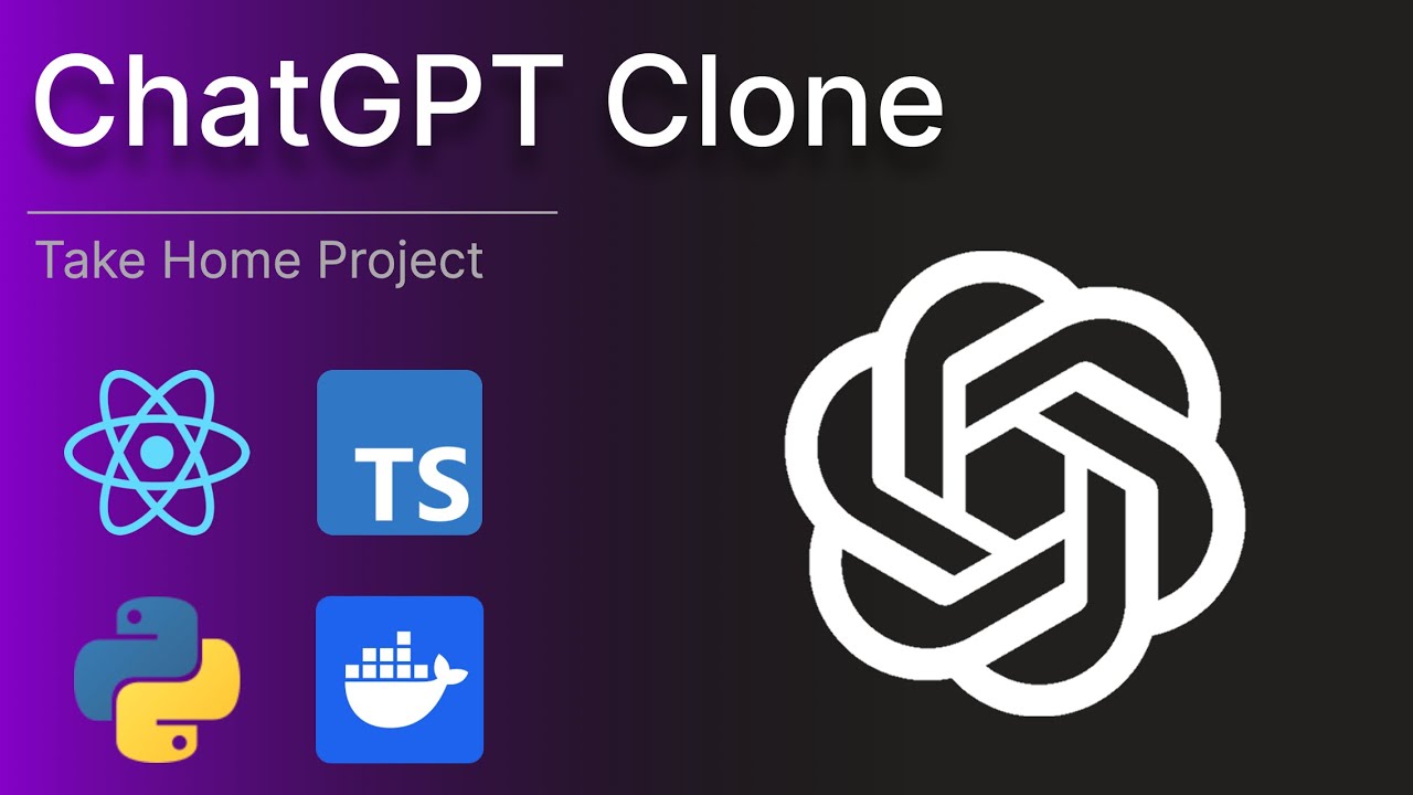 ChatGPT Clone | Python + React + Docker | Take Home Project