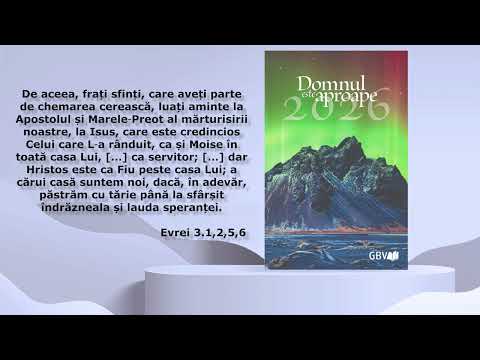 Chemarea care ne ridică spre cer - duminică, 11 ianuarie