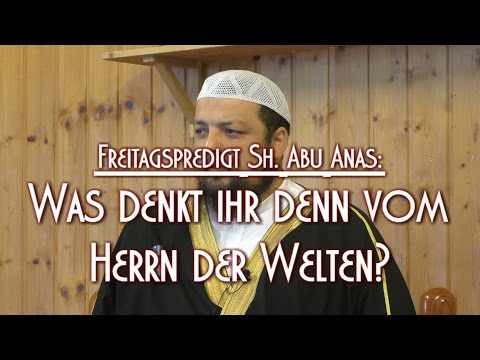 WAS DENKT IHR DENN VOM HERRN DER WELTEN? mit Sh. Abu Anas am 06.11.2015 in Braunschweig