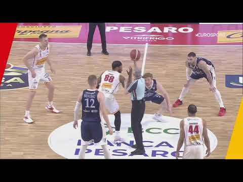 [Sintesi] Carpegna Prosciutto Basket Pesaro - Fortitudo Kigili Bologna: 88-87