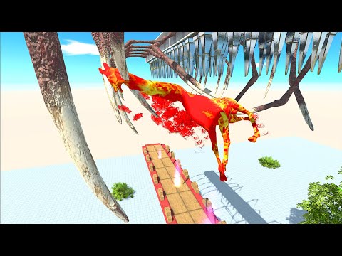 Tentacle Trap & Dead Road Jet Engine - Animal Revolt Battle Simulator