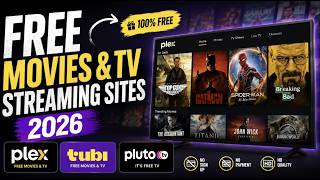 Best FREE Movie & TV Streaming Sites In 2026: No Sign Up Required!