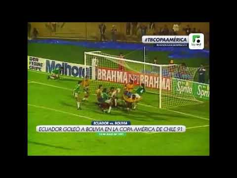 #TBCopaAmérica | ¡Ecuador le ganó 4-0 a Bolivia en la  Copa América 1991 en Chile!