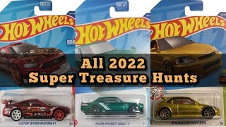 All 2022 Hot Wheels Super Treasure Hunts