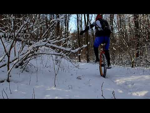 Polish OTG trick #3 - leg wrap mount during small XC muni ride in Witkowice