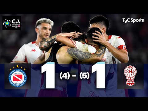 Argentinos Juniors 1 (4) - (5) 1 Huracán | Copa Argentina 2024 | 8vos de final