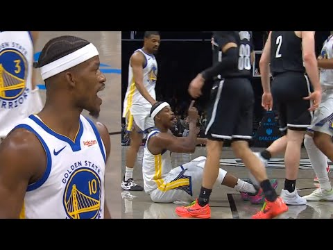 Jimmy Butler went off on Nets rookie Danny Wolf after and-1 "White boy!" 😬