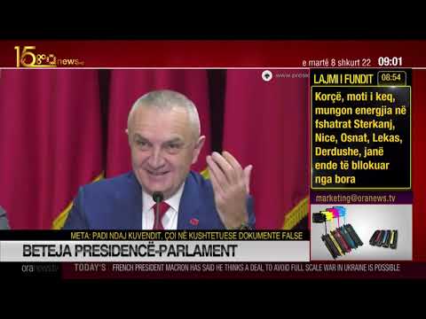 Edicioni informativ - 8 Shkurt 2022 - Ora 09:00 - Ora News