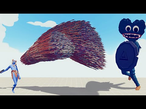 HUGGY WUGGY REFLECTION SHIELD vs EVERY GOD | Totally Accurate Battle Simulator-TABS