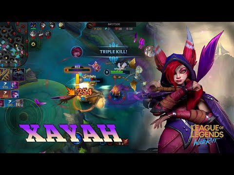WILD RIFT XAYAH AGGRESSIVE GAME PLAY-BEST BUILD AND RUNES