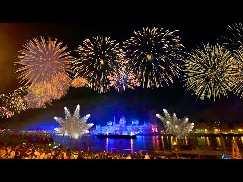 Budapest, Hungary - Fireworks Show 2023 (Full) - St. Stephen's Day 2023 - 4K