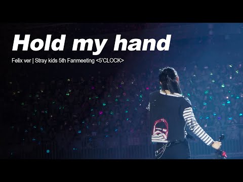 Hold my hand - Felix | Stray Kids 5th Fanmeeting 'SKZ 5'CLOCK'