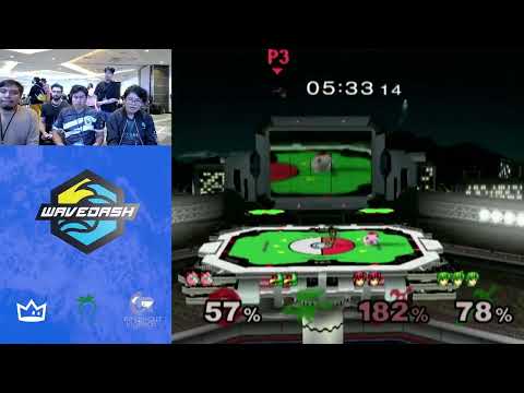 WaveDash 2023 Losers Round 4 - To Gimp A Butterfly & KoDoRiN Vs. Babaganoush & Openmindz -SSBM