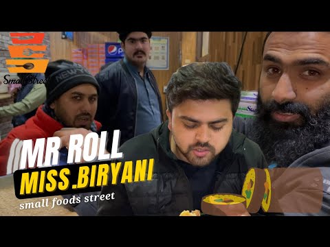 Mr. Roll & Miss Biryani | Famous Faisalabad street food in 200Rs only | #smallfoods #streetfoods