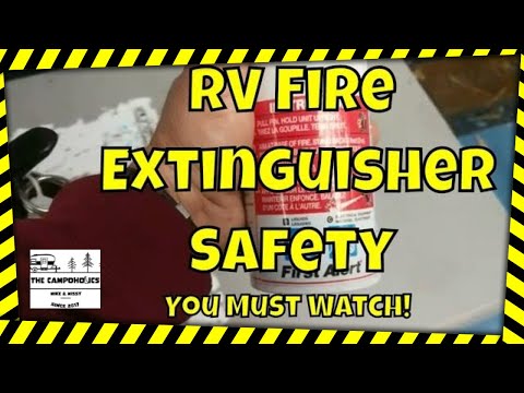 RV Fire Extinguisher Knowledge  RV Fire Prevention - YOU MUST WATCH!