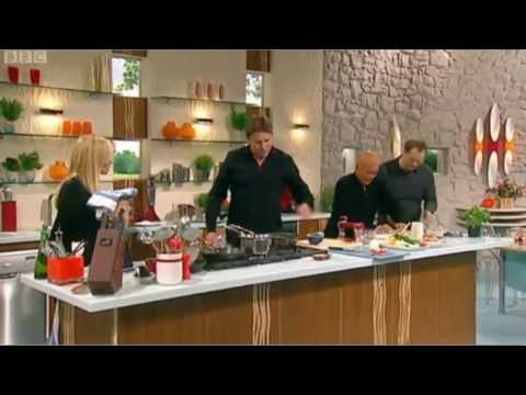 James Martin cooks Lobster ravioli with lobster sauce...