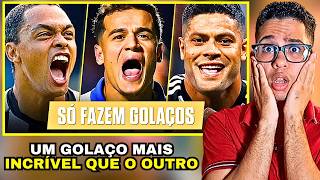 JOGADORES QUE SÓ FAZEM GOLAÇOS! (REACT)