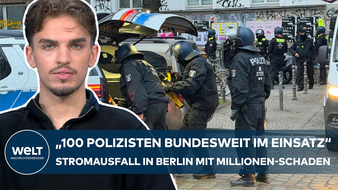 RAZZIA IN BERLIN: Ermittler gehen gegen anarchistische Gruppe nach Stromanschlag vor