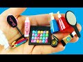 30 SUPER EASY REALISTIC MINIATURE DOLL MAKEUP AND COSMETICS
