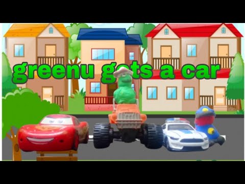 greenu gets a car greenu episode 7 #stopmotion #totorials