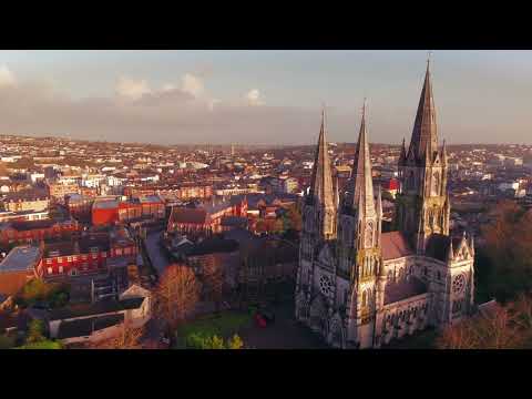 Cork Sunrise Symphony: A Morning Drone Flight Over the Awakened City in 4K