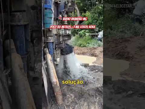 POÇO EM BUENO BRANDÃO MG 80 metros / 7 Mil litros hora (19)9.9173-7230