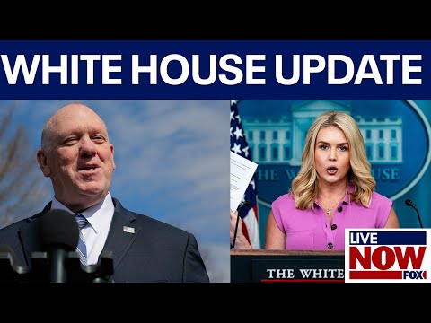 Video | LIVE: White House briefing hosted by Karoline Leavitt &amp; Tom Homan | LiveNOW from FOX