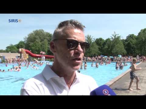 Grote drukte in zwembad De Diepsteeckel