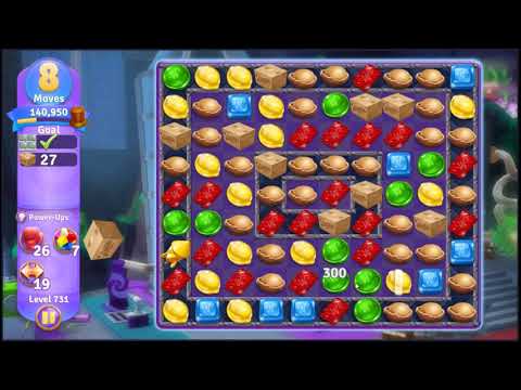Wonka's World of Candy Level 731 - NO BOOSTERS + FULL STORY 🍫 | SKILLGAMING ✔️
