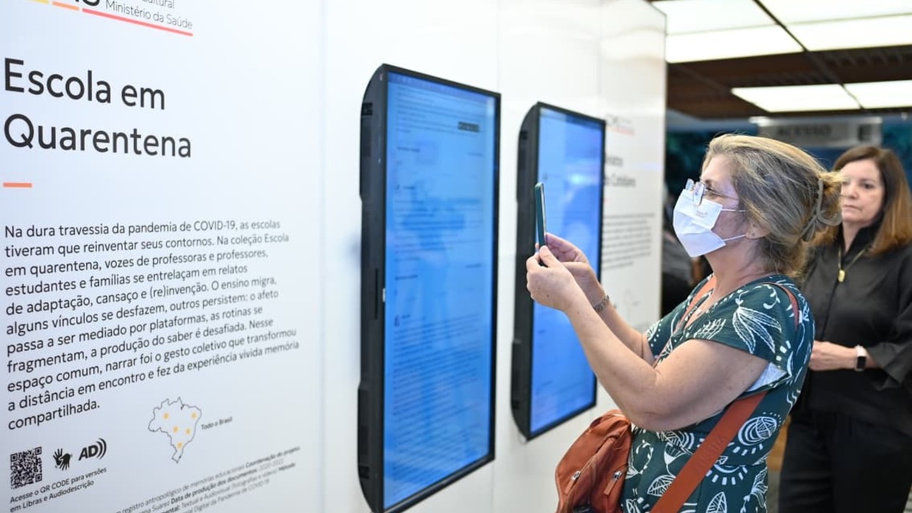 Abertura da exposição itinerante "A Infinita Memória da Pandemia", em Brasília-DF (maio, 2026).