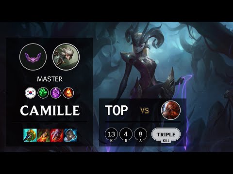 Camille Top vs Gragas - KR Master Patch 12.2