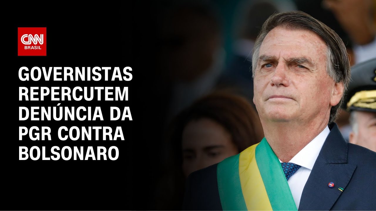 Governistas repercutem denúncia da PGR contra Bolsonaro | CNN NOVO DIA