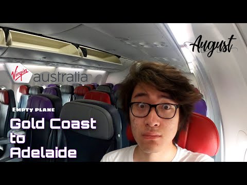 The LAST Virgin Australia B738 flight from Gold Coast to Adelaide - Empty Plane!! SA border guide