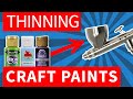 Thin Any Acrylic Paint For Airbrush