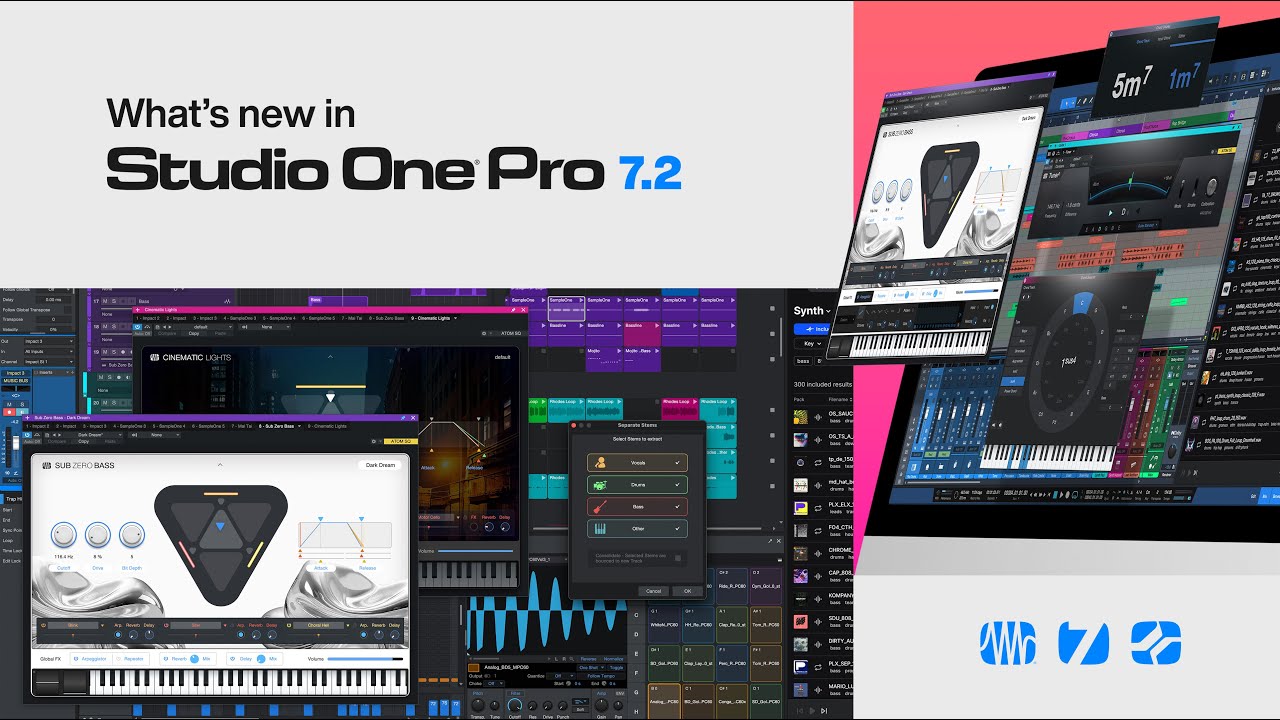 What’s New In Studio One Pro 7.2 | PreSonus - YouTube