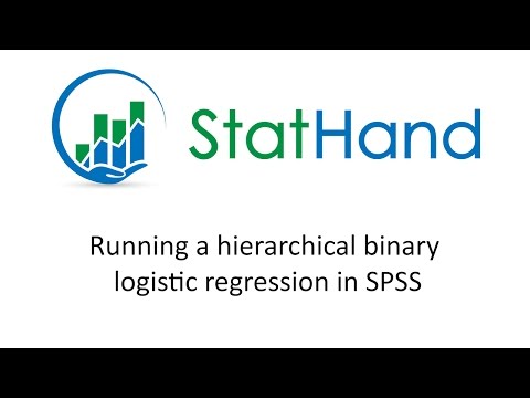 StatHand - Running a hierarchical binary logistic regression in SPSS